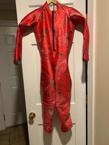 Kid''s Used Spyder Padded Race/GS Suit 14/16 PINK