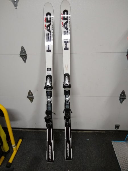 Used HEAD Racing Worldcup i.GS Team Jr Race Skis- 165cm With Bindings Max Din 11