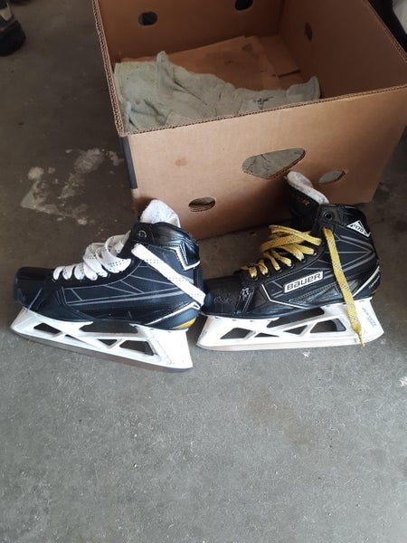 Used Youth Bauer Supreme S170 Hockey Goalie Skates Regular Width Size 6