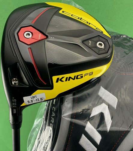 Cobra KING F9 Speedback LEFT Hand Driver 10.5* Aldila NV Regular R-Flex #81821
