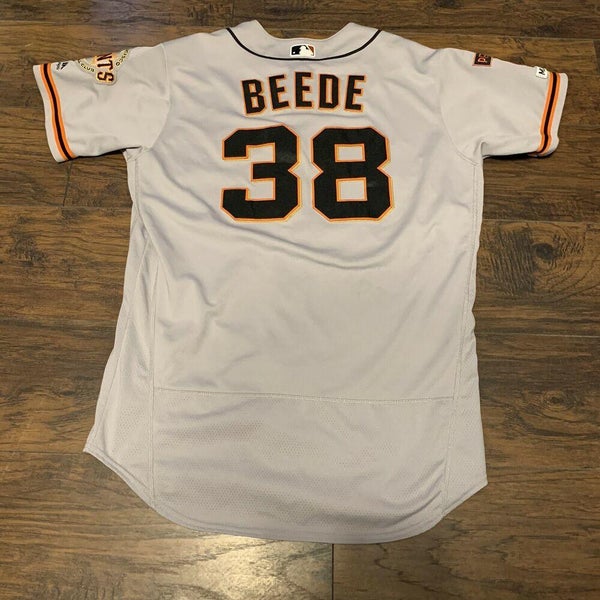 Tyler Beede #38 San Francisco Giants 2019 MLB 150 Game Worn Gray