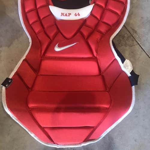 Red Adult Nike Catcher's Chest Protector