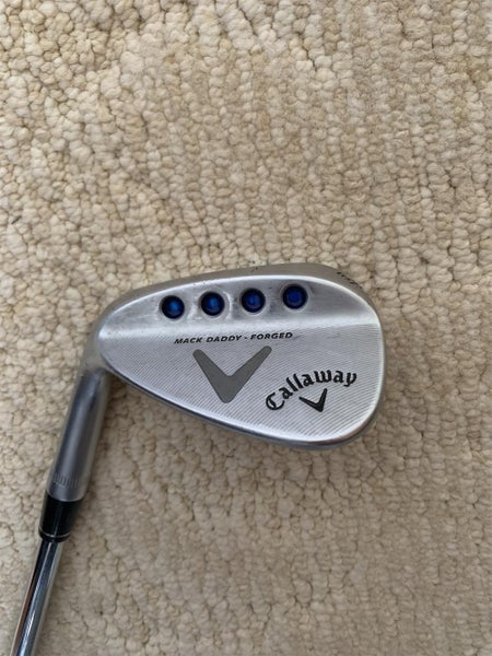 Men's Left Hand Mack Daddy Forged Chrome Regular Flex Steel Shaft Wedge
