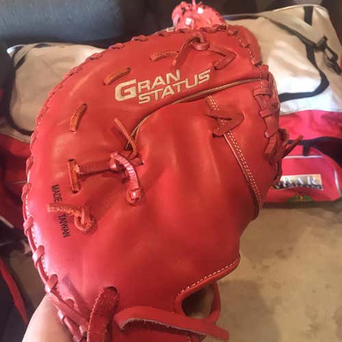 Red Adult First Base 12.25" Baseball Glove