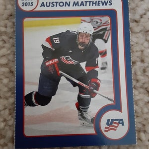 Austen Mathews 2013-2015 ntdp hockey card