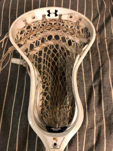 White Used FOGO Under Armour Strung Command X Head