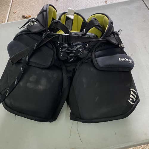 Black Junior Large Warrior Ritual X Hockey Goalie Pants