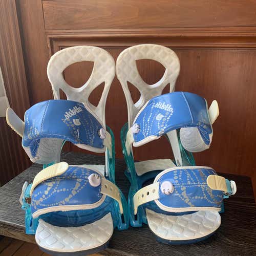 Women's Large Burton Stiletto All Mountain Snowboard Bindings