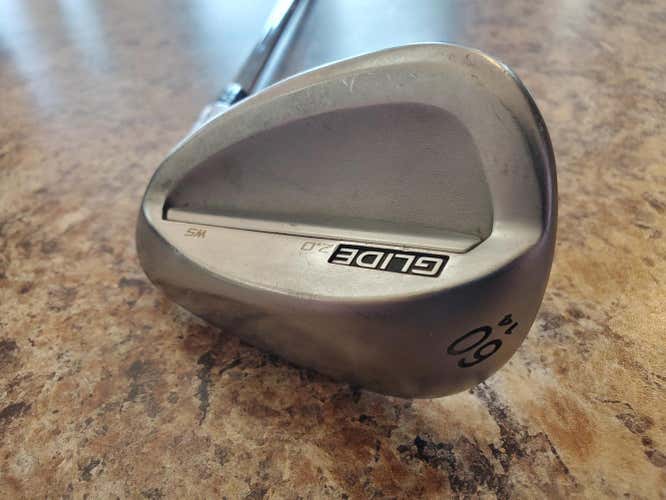 Used Men's Ping Right Handed Glide 2.0 Wedge Stiff Flex 60 Degree Steel Shaft