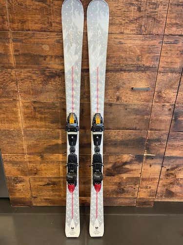 Used Women's 2012 Elan All Mountain Pure Magic Skis With Bindings Max Din 11