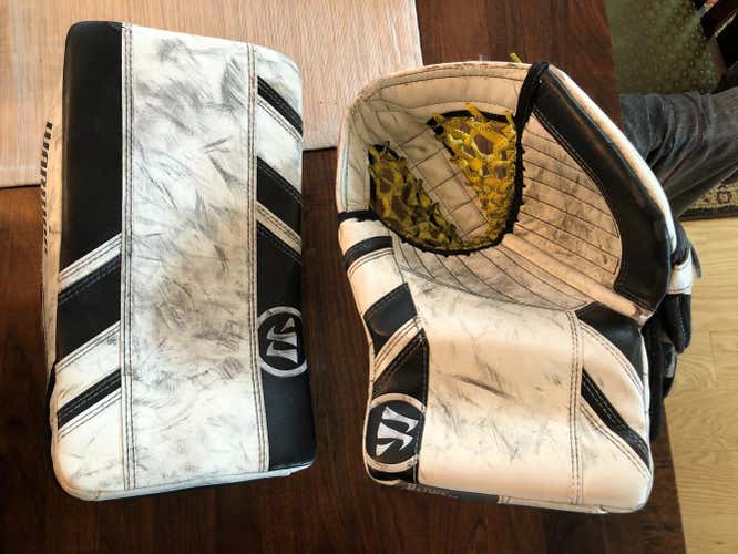 Warrior Ritual G3 Goalie Glove & Blocker Regular Senior