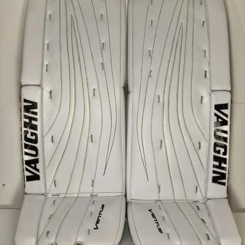 White Senior 32" Vaughn Ventus SLR Pro  Goalie Leg Pads