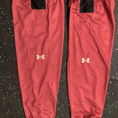 Red Used Senior Large Socks Pro Stock