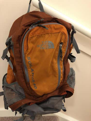 Burnt Orange Used Solaris 40 The North Face Backpack