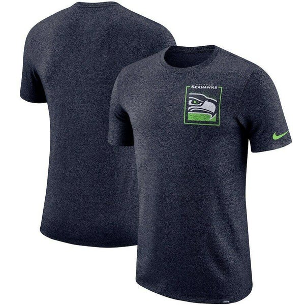 Nike Men's Dri-Fit Sideline Team (NFL Seattle Seahawks) T-Shirt in White, Size: 3XL | 00LS10A78-076