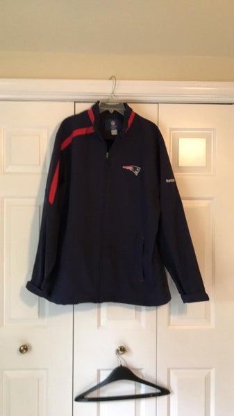 Men’s XL Reebok Ne Patriots Zip Up Fleece-Lined NFL Apparel Jacket