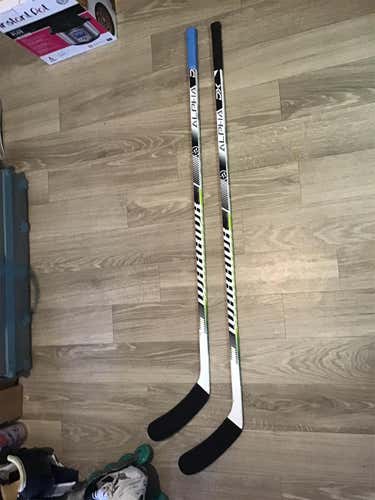 TWO Senior Right Handed Alpha DX Mid Pattern Pro Stock Hockey Sticks