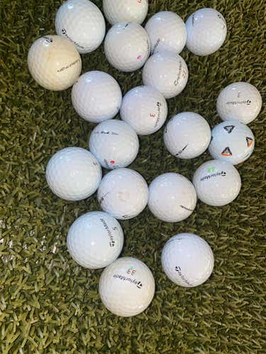 21 Assorted TaylorMade Golf Balls