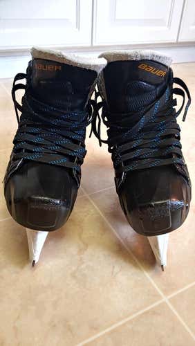 Used Senior Bauer Supreme S170 Hockey Goalie Skates Regular Width Size 8