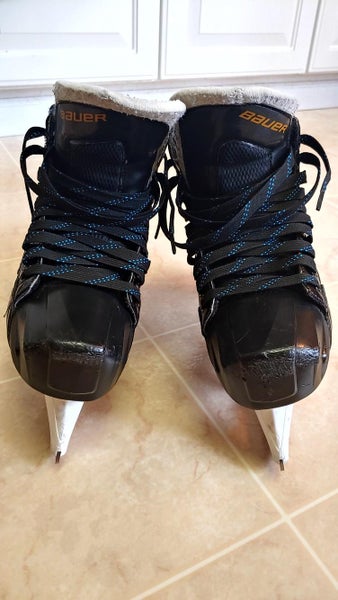 Used Senior Bauer Supreme S170 Hockey Goalie Skates Regular Width Size 8