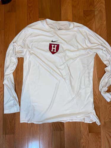 Team issued Harvard Lacrosse Long sleeve Shooting shirt