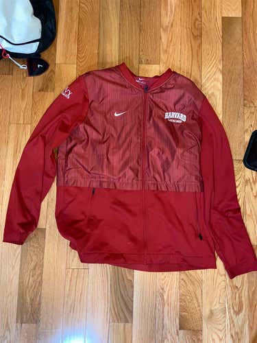 Harvard Mens Lacrosse Team issued Zip Windbreaker