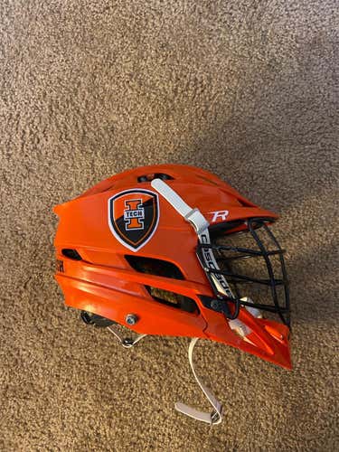 Orange Adult Player's Cascade R Helmet