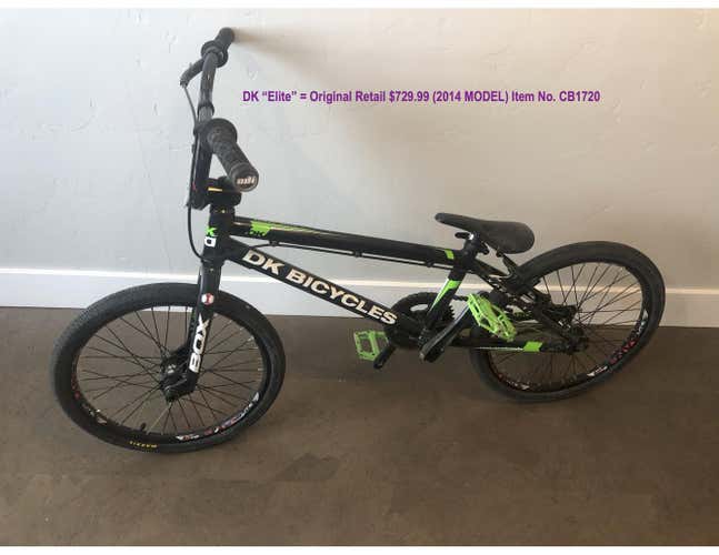 Used Unisex 2014 DK BMX "Elite" Bike (size Expert XL)