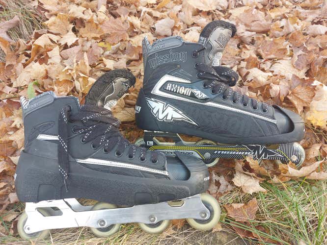 Used Senior Mission Inline Skates Extra Wide Width Size 9.5