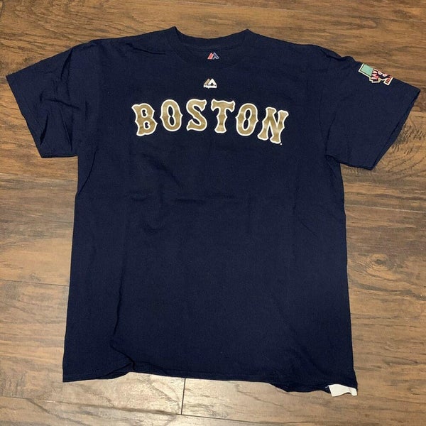 Men's Nike David Ortiz Gold Boston Red Sox Name & Number T-Shirt Size: Medium