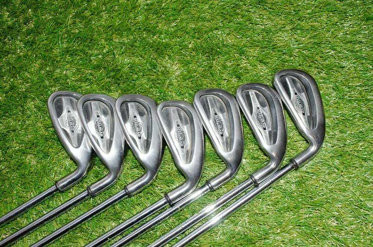 Callaway X-14 Steelhead Iron Set 4-9 PW Right Handed 37.25" Steel Stiff New Dri