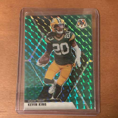 Kevin King Green Bay Packers Mosaic Green Prizm Base Card #84