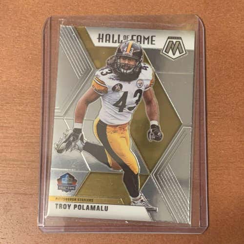 Troy Polamalu Pittsburgh Steelers Mosaic Hall of Fame Base Card #281