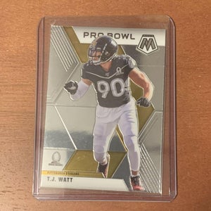 TJ Watt Pittsburgh Steelers Mosaic Pro Bowl Base Card #254