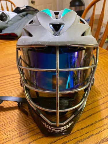 Gray Adult Player's Cascade R Helmet