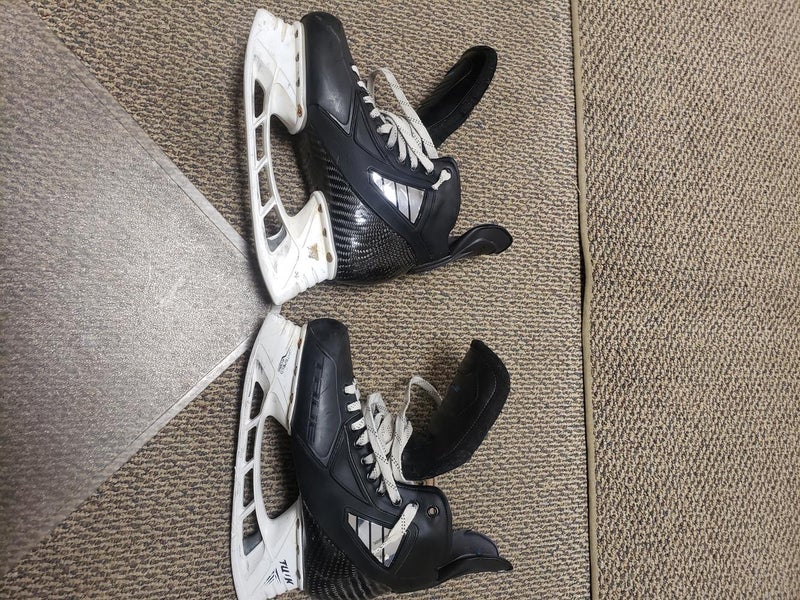 Used True Pro Custom Hockey Skates Extra Wide Width Size 8.5
