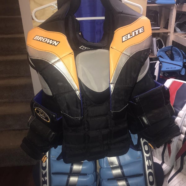 Chest and Arm Protectors - Brown Hockey