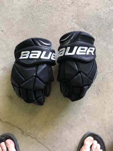 Black Senior Bauer Vapor X800 14" Gloves