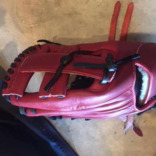 Red Adult Infield Diamond Pro 11.75" Baseball Glove