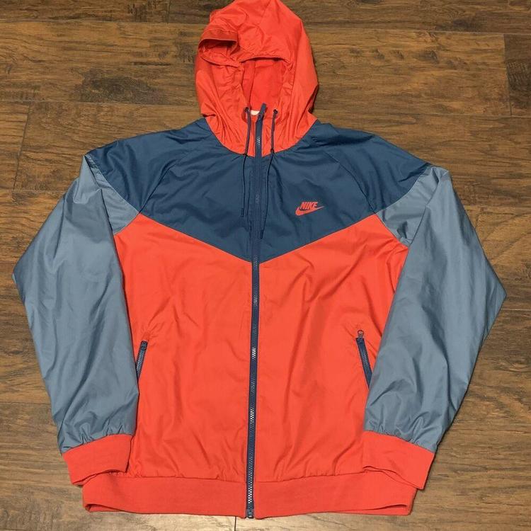 nike windrunner blue and red