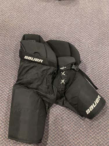Black Senior Large Bauer Nexus Custom Pro Pro Stock Hockey Pants