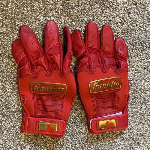 Pro Issue Jose Ramirez Franklin CFX Pro Batting Gloves (Size L)