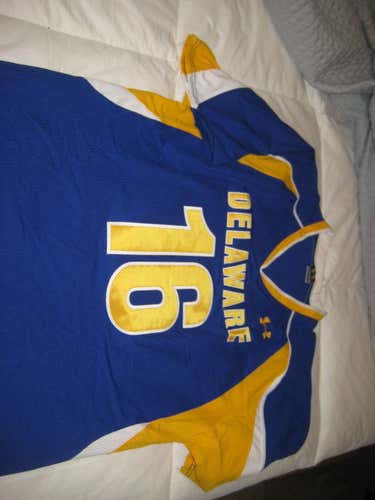 Under Armour Delaware lacrosse men's game jersey XL NEW