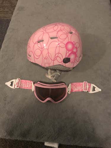 Pink Kid's Small Smith Helmet