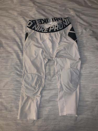 White Adult Large Nike Compression
