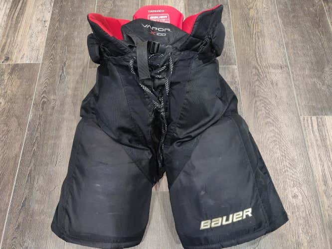 Black Used Senior XL Bauer Vapor x100 Hockey Pants