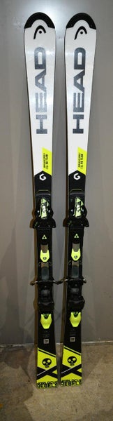 used HEAD 150 i.SL RD Team skis FISCHER Z11 bindings slalom race Z 11