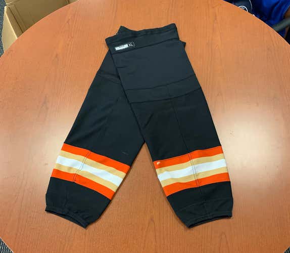 Black Used Senior Reebok Socks Pro Stock - Syracuse Crunch (Anaheim Era)