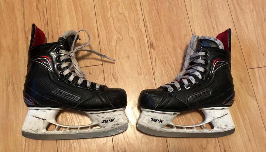 Used Youth Bauer Vapor X400 Hockey Skates Size 1