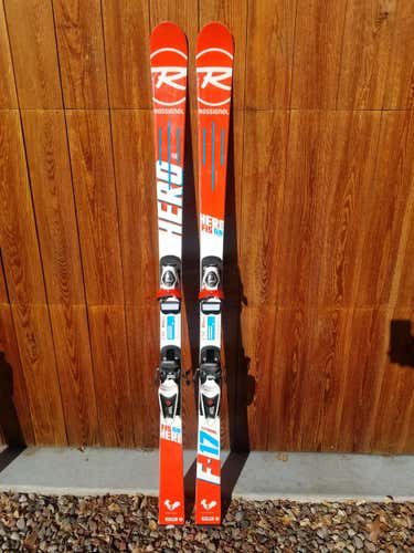Used Rossignol Racing Hero FIS GS Pro Skis With Bindings